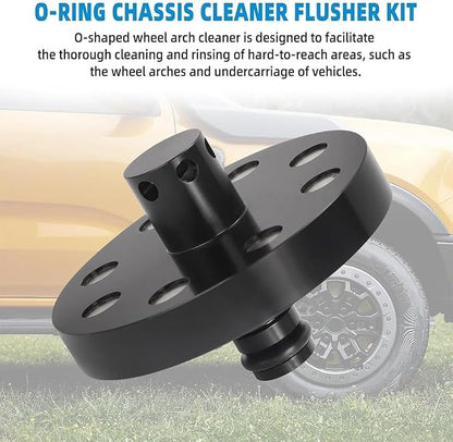 O-Ring Chassis Cleaner Flusher Kit, 360° Spinning Nozzle, Undercarriage Cleaner - Image 6