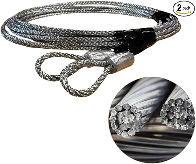 Torsion Cable 7 Foot 1/8" Thick by Unknown