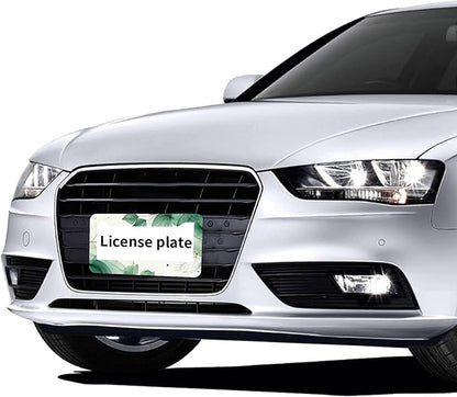 Watercolor Green Palm Leaves License Plate Frames - Image 6