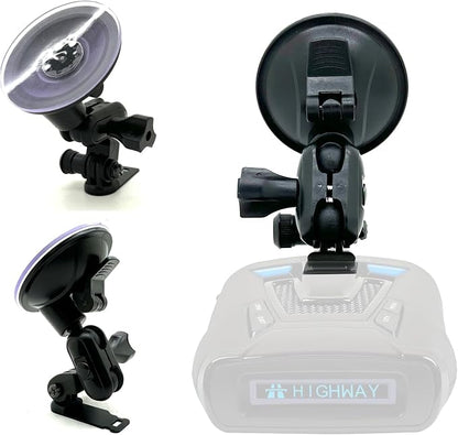 Ehnanced Dual Ball Joint Adjust Suction Cup Bracket Compatible by LycoGear