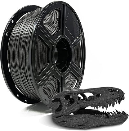 FLASHFORGE PLA Filament 1.75mm Galaxy Matte Black, 3D Printer Filament by FLASHFORGE