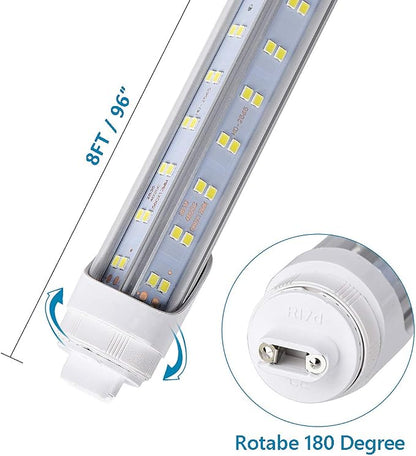 20-Pack 8FT R17D LED Light Bulbs - 144W 18800LM - Image 6