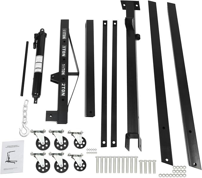 Engine Lift Crane 2 Ton Engine Hoist Heavy Duty Garage Hydraulic Lift Foldable - Image 4