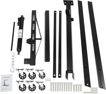 Engine Lift Crane 2 Ton Engine Hoist Heavy Duty Garage Hydraulic Lift Foldable - Image 4