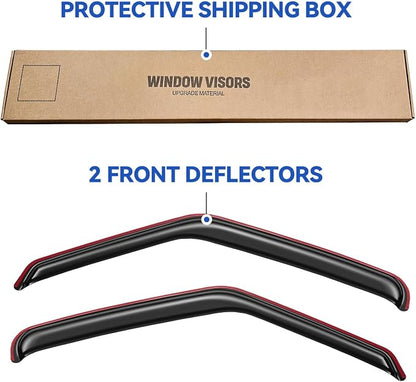 in-Channel Window Visors Rain Guards Shield - Image 5