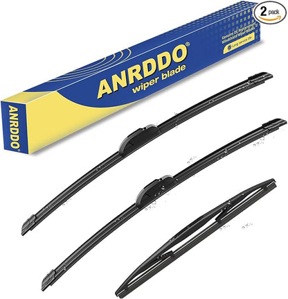 3 wipers Replacement for 2019 2020 2021 Acura RDX Original Equipment Windshield by ANRDDO