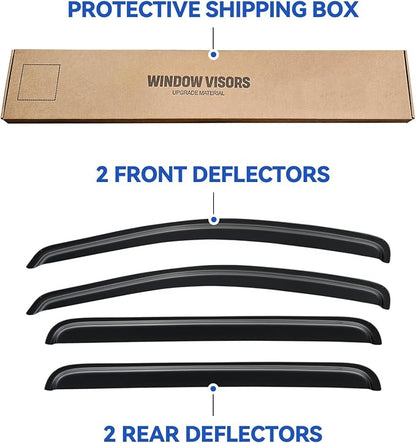 Window Visors Rain Guards Shield - Image 5