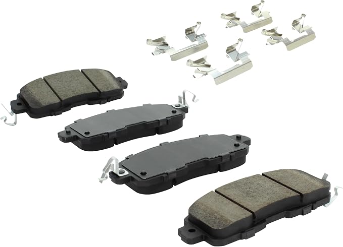 Premium Semi-Metallic Front Brake Pads Compatible - Image 2