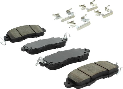 Premium Semi-Metallic Front Brake Pads Compatible - Image 2