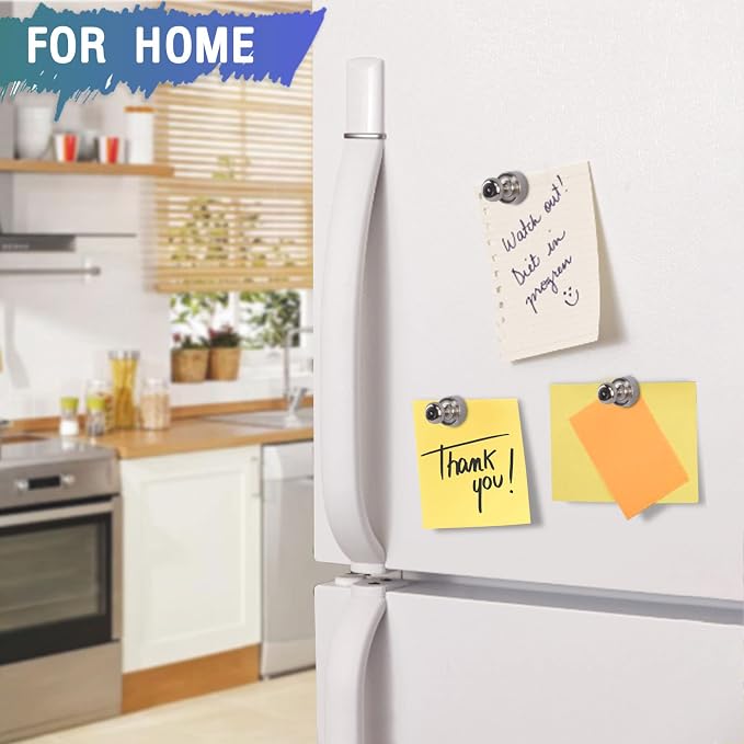 50 Pack Fridge Magnets, Small Strong Refrigerator Neodymium Magnets - Image 6