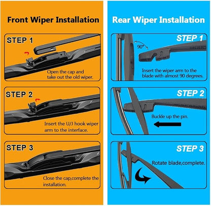 AUTOBOO 26"+20" Windshield Wipers - Image 7