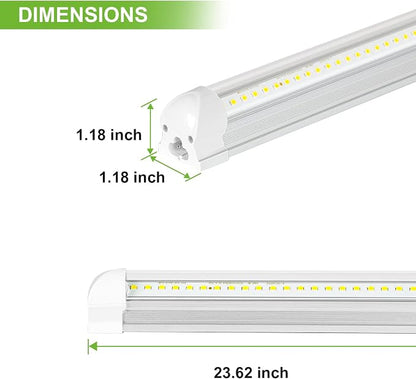 hykolity 30W 2FT LED Shop Light, 3500lm 6500K Super Bright White, Linkable - Image 6