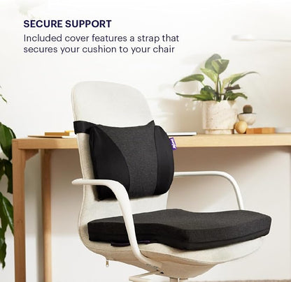 Purple Back Cushion | Pressure Reducing Grid Designed - Image 4
