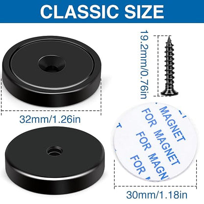 LOVIMAG 50 Pack Strong Neodymium Magnets, 110 LBS Black - Image 2