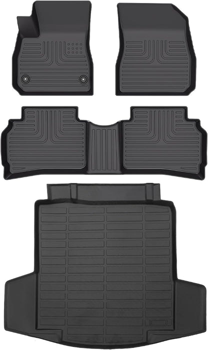 Wayhigh-All Weather Floor Mats & Cargo Liner Set by Wayhigh