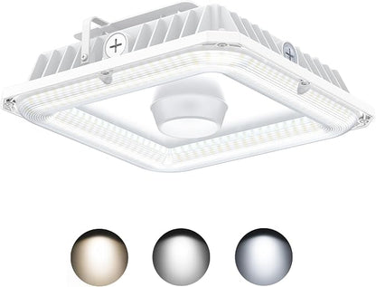 BBESTLED LED Canopy Light with Photocell, 36W 48W 60W Adjustable, ETL&DLC by BBESTLED