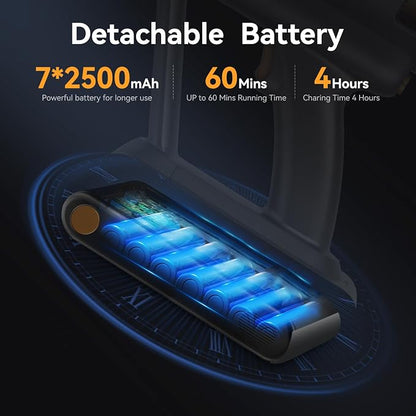 E.LUO Cordless Vacuum Cleaner 350W/≥24KPA Powerful Stick Vacuum - Image 2
