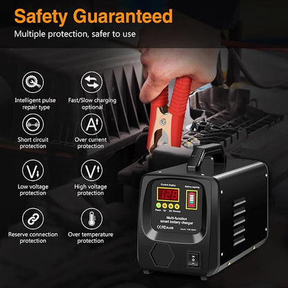 Outerman Car Battery Charger, 24V/12V Fully-Automatic Battery Charger - Image 4