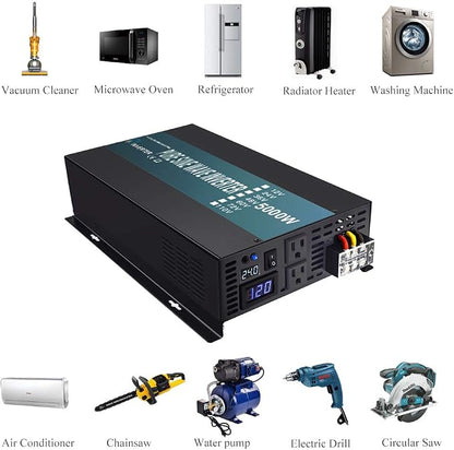 WZRELB Pure Sine Wave 5000W 24V Power Inverter DC to AC Power - Image 5