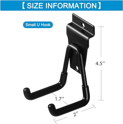 12Pack Slatwall Hooks Heavy Duty Slatwall Accessories Garage Slatwall Hooks and - Image 3