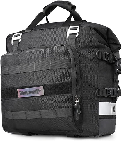 Rhinowalk Motorcycle Saddlebag Waterproof Motor Luggage Pack Quick Release - Image 6