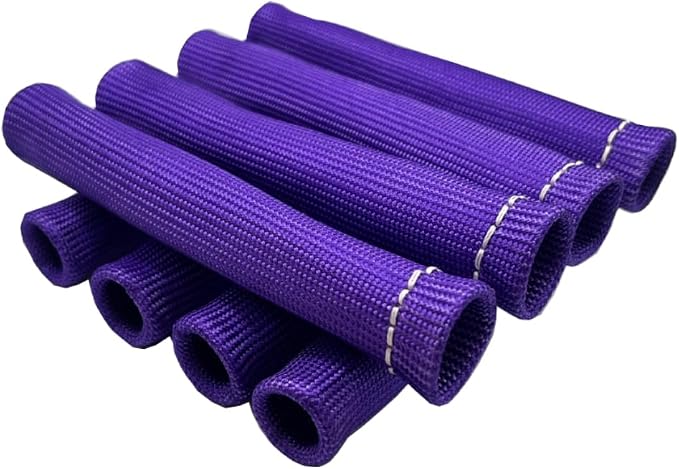 Spark Plug Wire Boots Protection 8 PCS Spark Plug Wire Heat Shield 6 Inches - Image 9
