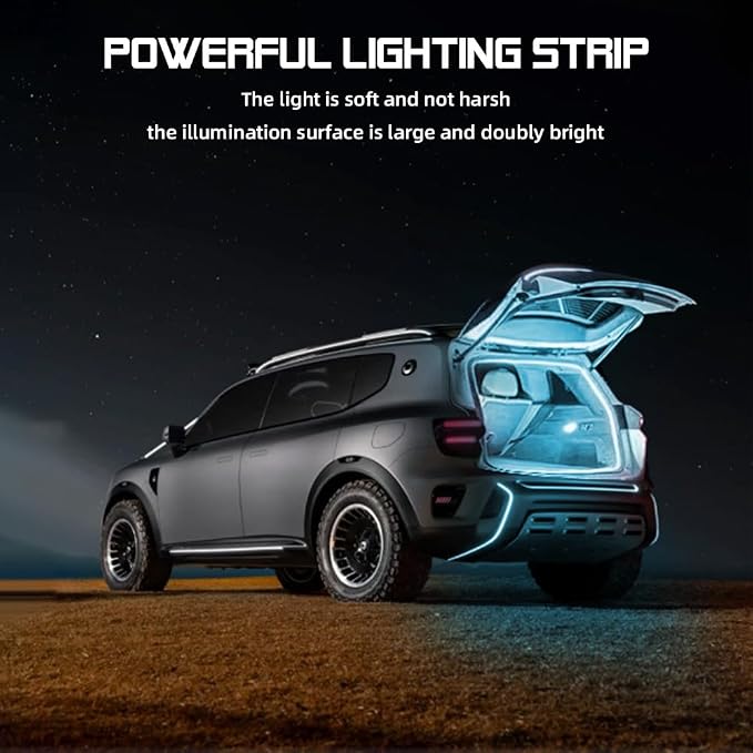 Car LED Strip Light For Trunk, 158Inch IP67 Silicone Waterproof Neon Light - Image 5