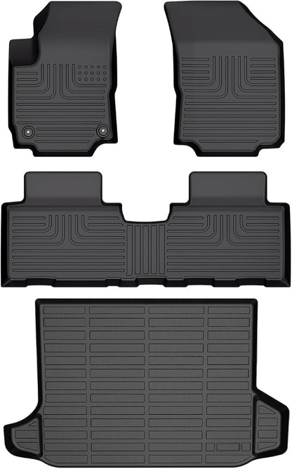 Wayhigh-All Weather Floor Mats & Cargo Liner Set by Wayhigh
