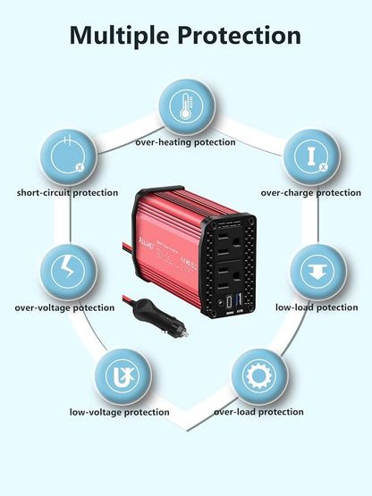 ALLWEI 300W Car Power Inverter - Image 6