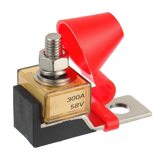 MRBF Terminal Fuse Block 300 AMP Marine Rated Battery Fuse 58V DC Max IP66 by SIGANDG