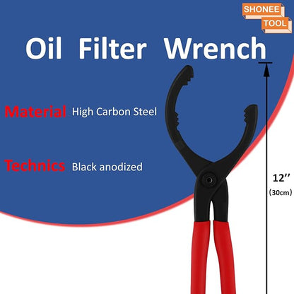 Oil Filter Wrench, Automotive Oil Filter Removal Tool - Image 7
