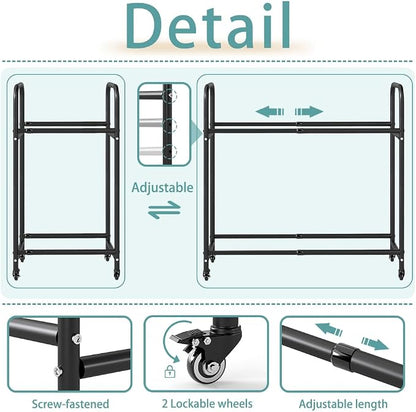 Hershii Tire Storage Rack Standing Garage Storage Shelf Organizer - Image 4