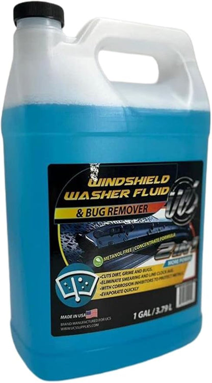 UCS 10015 2-In-1 Car Windshield Washer Fluid & Bug Remover 1 Gallon Ready to - Image 7
