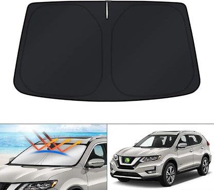 KUST Windshield Sun Shade for 2014-2020 Nissan Rogue Sunshade Foldable Window by KUST