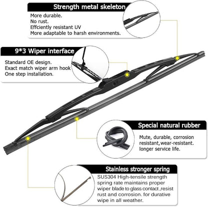 AUTOBOO 26"+20" Windshield Wipers - Image 2