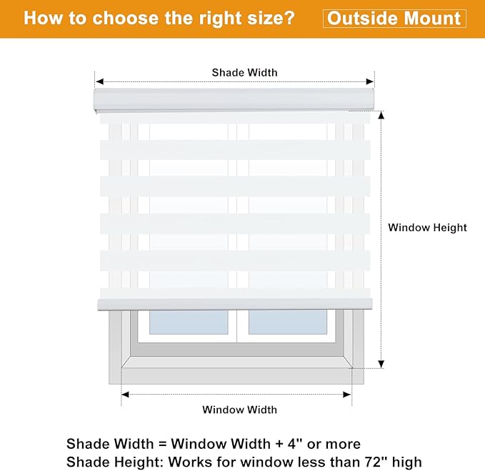 Persilux Zebra Blinds for Windows Cordless Blinds & Shades Free-Stop Roller - Image 8