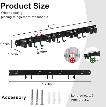 Mop Broom Holder Wall Mount - Image 3