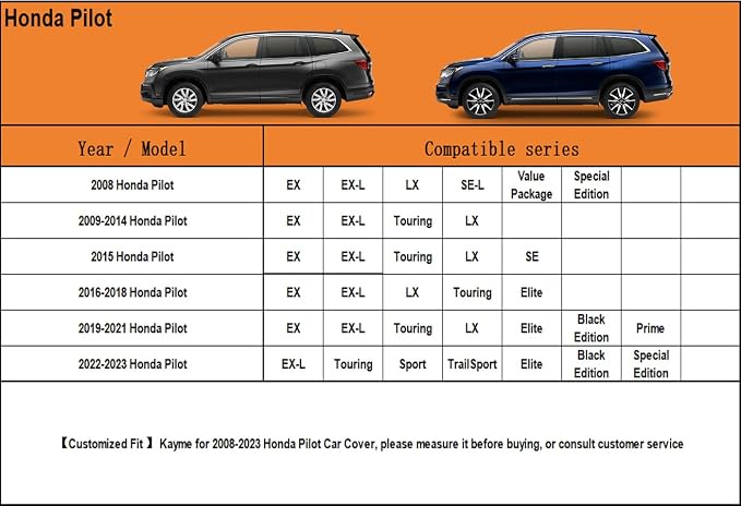 Kayme 7 Layers SUV Car Cover Custom Fit - Image 6