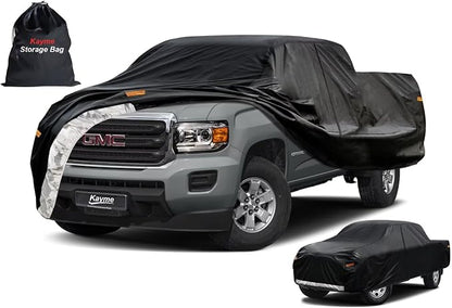 Kayme Truck Cover Custom Fit GMC Canyon Regular Cab Short Bed. Full Exterior by kayme