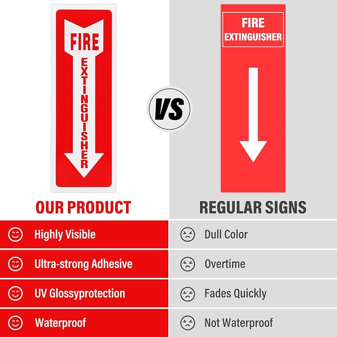 Madrigal fire extinguisher inside sticker, fire extinguisher sign, 8 - Image 5