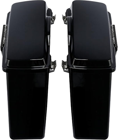 Green-L Hard Saddlebags with Black Latches Fit - Image 4