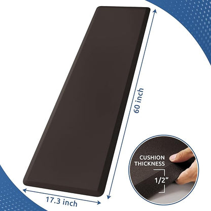 KitchenClouds Kitchen Mat Cushioned Anti Fatigue Kitchen Rug 17.3"x60" - Image 2