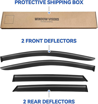 Window Visors Rain Guards Shield - Image 5