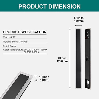 2 Pack Modern Outdoor Wall Lights - Image 8