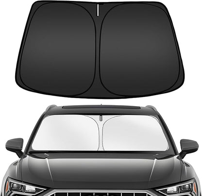 ARISMOTOR Windshield Sun Shade for Audi Q3 2019-2025, Custom Fit Foldable Front by ARISMOTOR