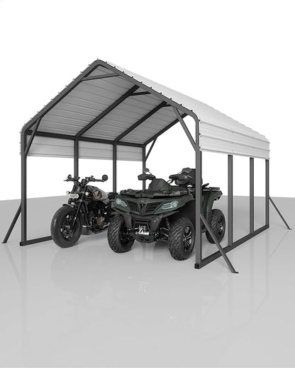 13'x16'x11' Metal Carport, Steel Heavy Duty Car Ports by GarveeLife