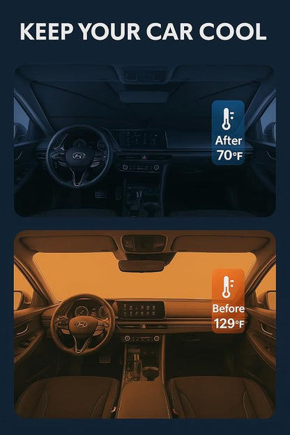 Proadsy Windshield Sun Shade Umbrella - Image 3