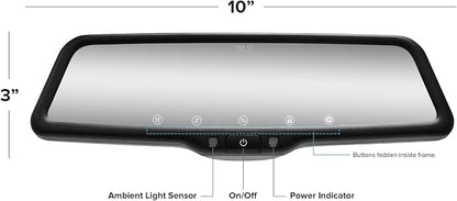 Master Tailgaters 10" OEM Rear View Mirror Dash Cam - Image 3