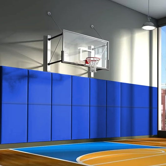 PROGOAL 60"/72" High Gym Wall Padding 2"/4" Thick Foam Basketball Court Wall by PROGOAL