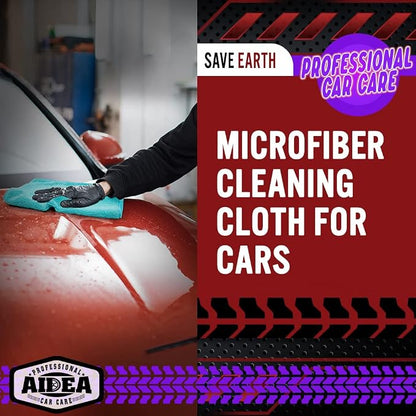 AIDEA Microfiber Cleaning Cloth 10PK, Micro Fiber Cloth - Image 4